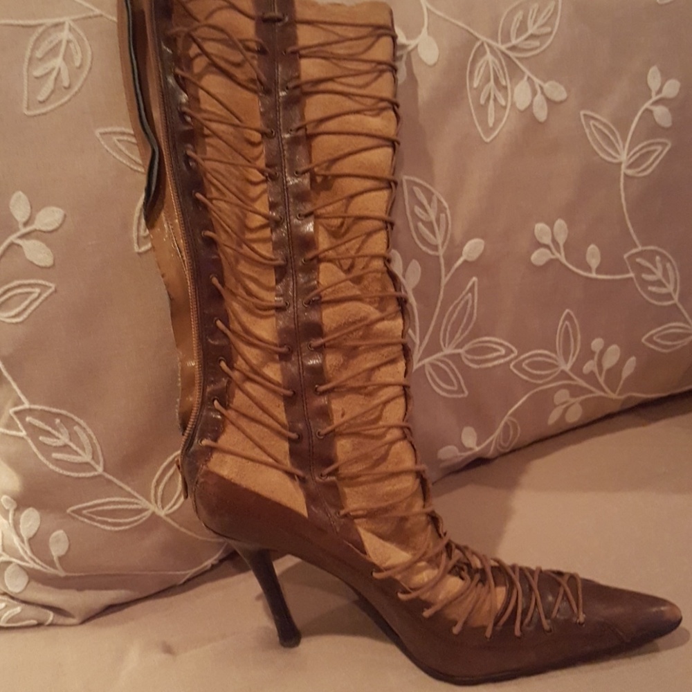 Brown Knee High Boots
